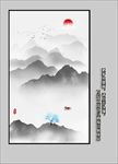 玄关水墨山水
