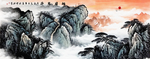 山水画国画招财画