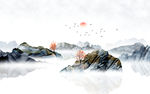 水墨山水画
