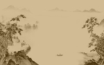 新中式背景墙