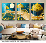 三联装饰画