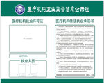 医疗机构公示栏