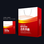 红色手提袋 公司手提袋