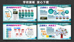 学校展板 文明校园 学校简介
