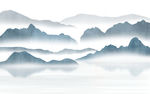 抽象水墨山水