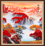 山水画国画山水画