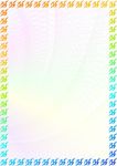 鲜艳 认证书底纹