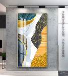 抽象玄关画酒店装饰画