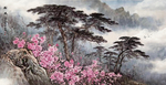 松风国画山水画