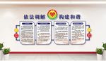 人民调解室文化墙