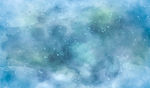 蔚蓝的星空水彩画