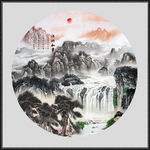 山水画国画山水画