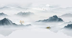 水墨山水画