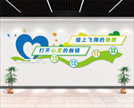 心灵驿站文化墙