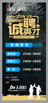 时尚招聘展架  非主流展架图