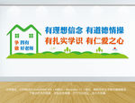 四有老师文化墙