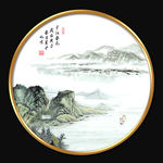 山水画 水墨山水画 意境山水画