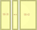 回纹边框牌匾门框精雕图浮雕灰度