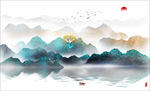 新中式水墨山水