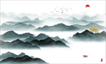 新中式山水画