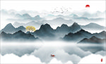 新中式山水画