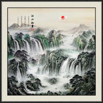 山水画国画山水画