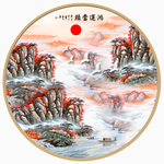新中式鸿运当头风水装饰画
