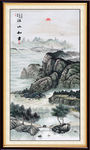 玄关山水画