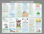 农村贫困人口医保政策宣传六折页