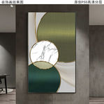 轻奢北欧抽象玄关装饰画