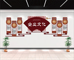 中国风古典企业文化墙