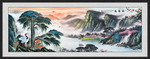 山水画 水墨山水画 意境山水画