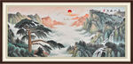 迎客松国画迎客松