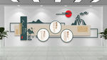 室内廉政文化墙展板