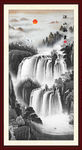 山水画国画山水画