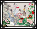 人物屏风
