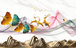 北欧画背景墙
