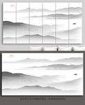 山水画水墨画
