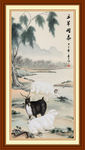 三羊开泰国画