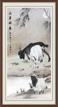 三羊开泰国画