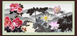 国画荷花