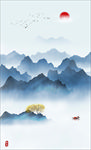 山水山水画
