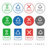 垃圾分类图标