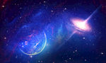 星空 星空图 宇宙 蓝色星空