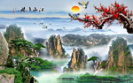 山水画 水墨山水画 意境山水画