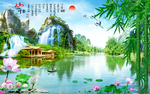 山水画 水墨山水画 意境山水画