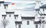 徽派建筑徽派山水