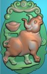 十二生肖 牛精雕图