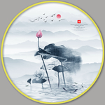 新中式山水画