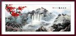 中国风山水风景画装饰画